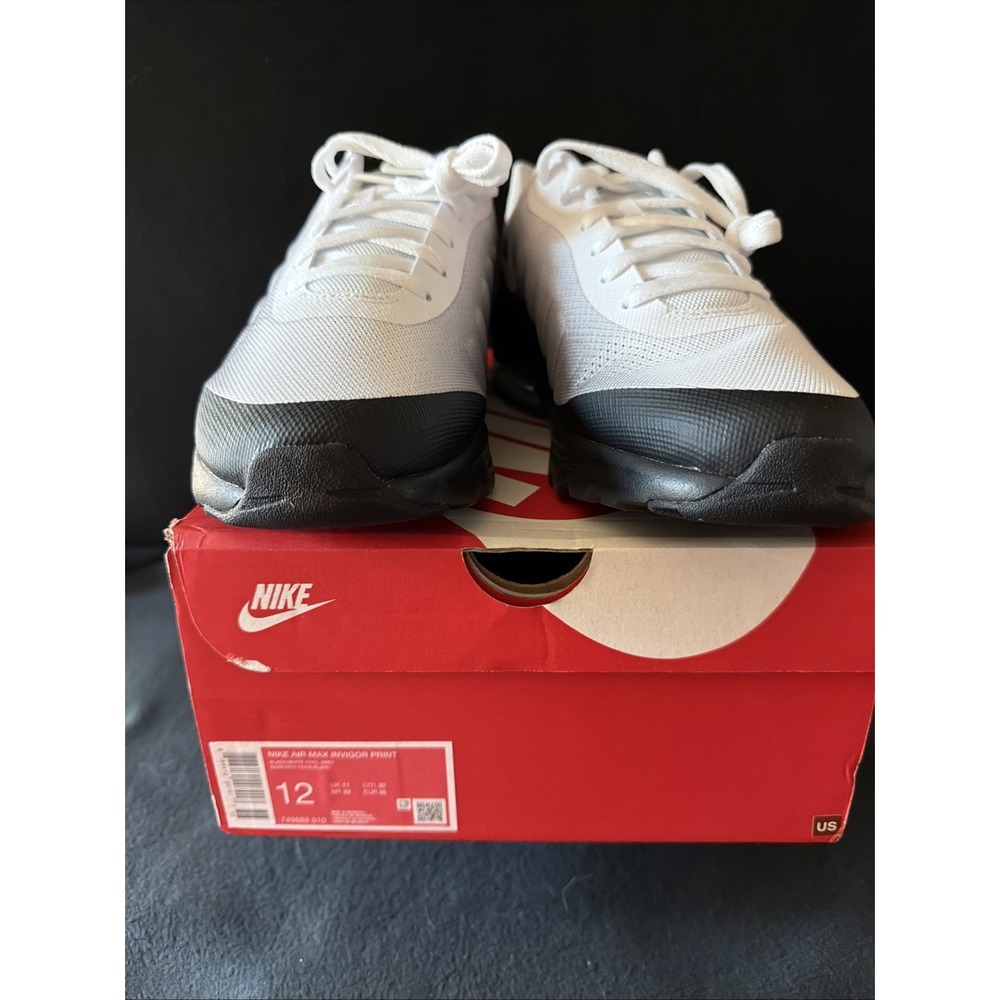 Nike Air Max Invigor Print White Cool Grey Trainers Mens Size 12 NIB
